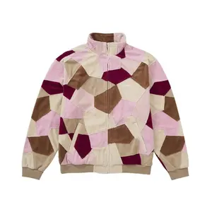 Supreme Men's Patchwork Velour Track Jacket Tan, from StockX