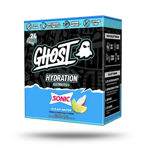 GHOST Hydration Packets - Drink Mix Supplement with Magnesium, Potassium, Calcium, Vitamin C - Vegan, Free of Soy, Sugar & Gluten, Taurine, PureWay-C, Senactiv, Aquamin - Healthcare, Healthy Ingredients, Dietary