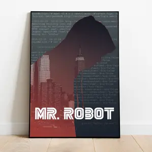 Mr. RobotPOSTER UNFRAMED, Wall Art & Home Decor, Cybersecurity Drama TV SeriesPOSTER UNFRAMED Gift