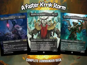 A Faster K’rrik Storm | 100-Card Commander EDH Proxy Deck + Tokens