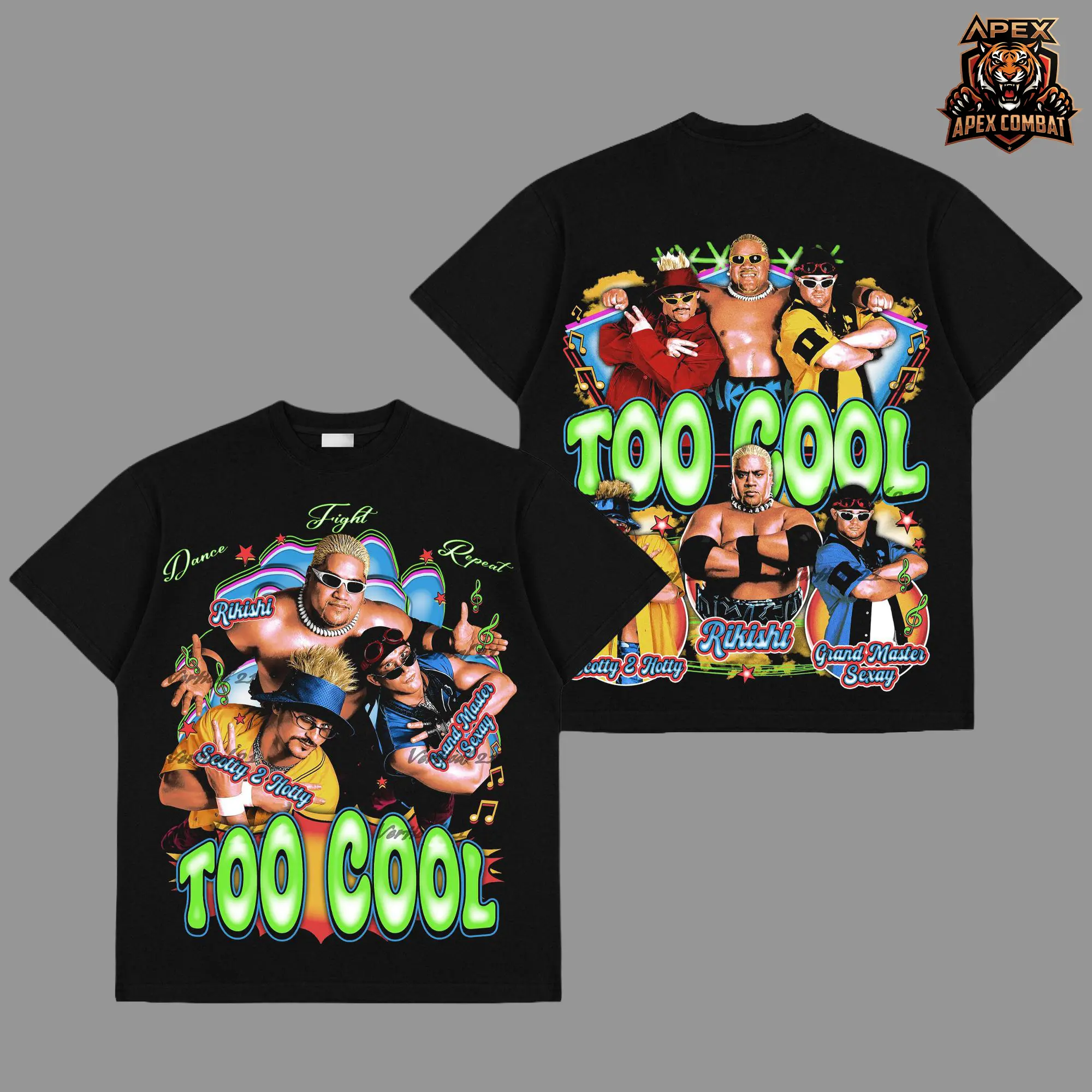 Too Cool Premium Cotton T-Shirt, Too Cool Wrestling Graphic Tee, Rikishi Scotty 2 Hotty Grand Master Sexay Shirt, “You Look Fly Today” Vintage Tee, Attitude Era WWE Tag Team Graphic Tee for Fans, Gift for WWE Fans, Gift for Boyfriends