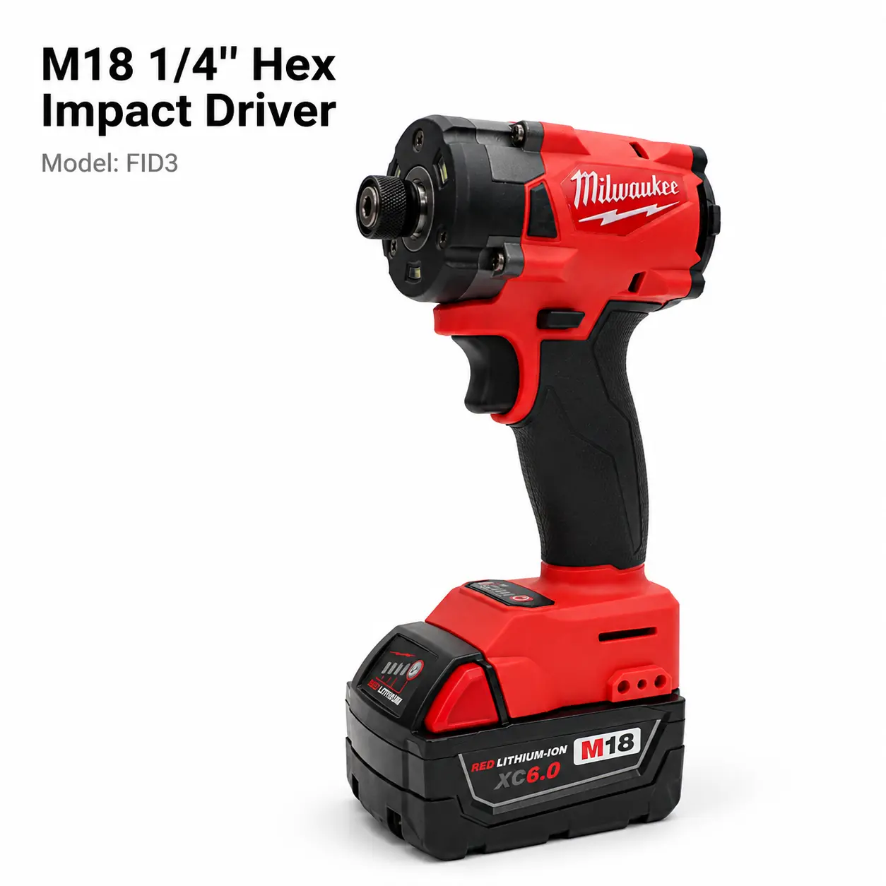 Milwaukee M18 FID3 1/4 Hex Brushless Cordless Impact Driver - 300Nm Torque, Green Level Laser, Magnetic Hog Ring Anvil, Control Mode, Rapid Charger, Mount, Accessory Hardware for Deck Tightening, Cabinet Assembly, Deck Tight.