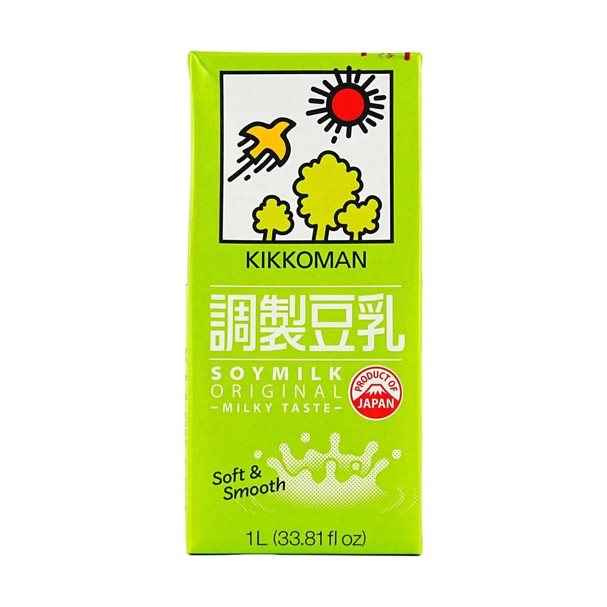 KIKKOMAN Japanese Original Soy Milk 1L - Dairy-Free, Vegan, Non-GMO, Rich in Protein KIKKOMAN Japanese Original Soy Milk 1L - Dairy-Free, Vegan, Non-GMO, Rich in Protein