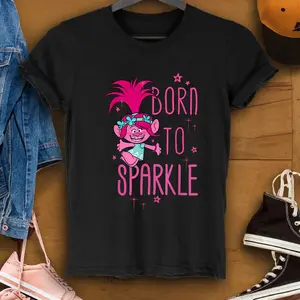 Dreamworks Trolls Born To Sparkle T-Shirt