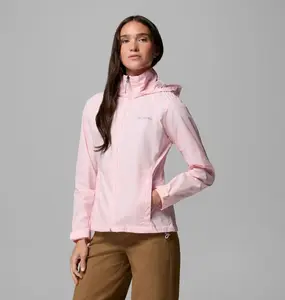 Women’s Lightweight Water-Resistant Rain Jacket with Hood – Packable Design