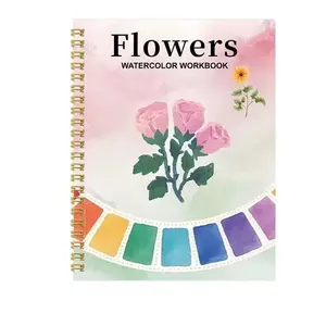 Watercolor Beginner Coloring Practice Set, Ideal for Art Enthusiasts, Perfect Gift for Artists, Enhance Your Drawing Skills Today, Watercolor Workbook, Sketch Book