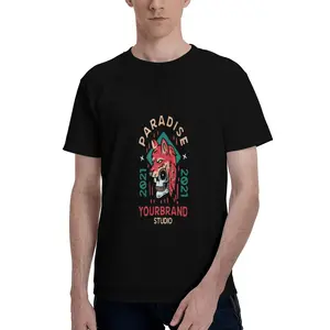 Retro Red Wolf Skull Graphic T Shirt, Edgy Streetwear Wolf Skull Tee Wolf Skull Streetwear T Shirt, Retro Edgy Wolf Graphic Tee