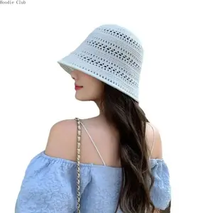 2026 Spring/Summer Hollow-Out Knit Fisherman Bucket Hat – Breathable Lightweight Sunshade Hat, Summer Sun Protection, Thin Hollow Design for Outdoor & Daily Wear Warm Compression Knee Shockproof Tablet with Dual Camera Reflective Safety Hard Visor cute