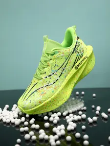 Men's Md Sports Shoes, Dual Mesh Casual Sneakers, Night Glow New Carbon Plate True Bounce Slow Running Shoes