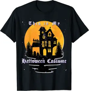 Haunted House This is My Halloween Costume Shirt T-Shirt - Samuelmar Shop 20B09HT3M68R