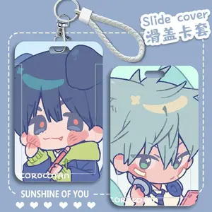 Anime Alien Stage Soft Luka Ivit Ivan Till Student Meal Card Holder Card Cover Access Cards Bank Credit Card Protective Sleeves