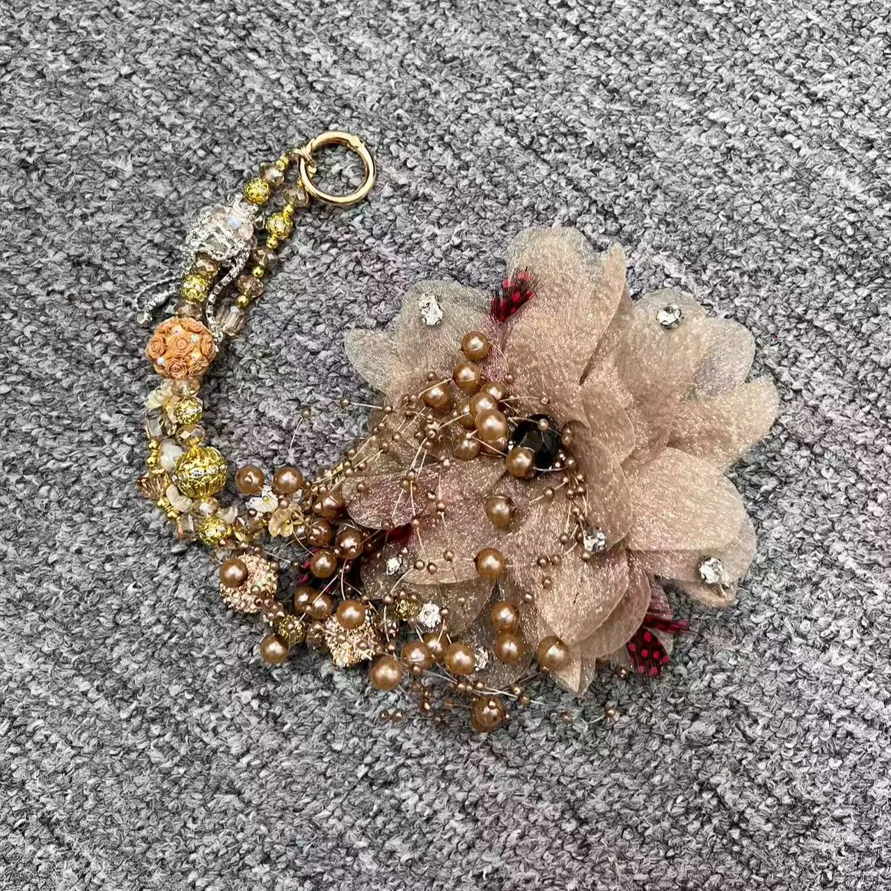 Sparkly Rhinestone Crystal Bag Chain Strap