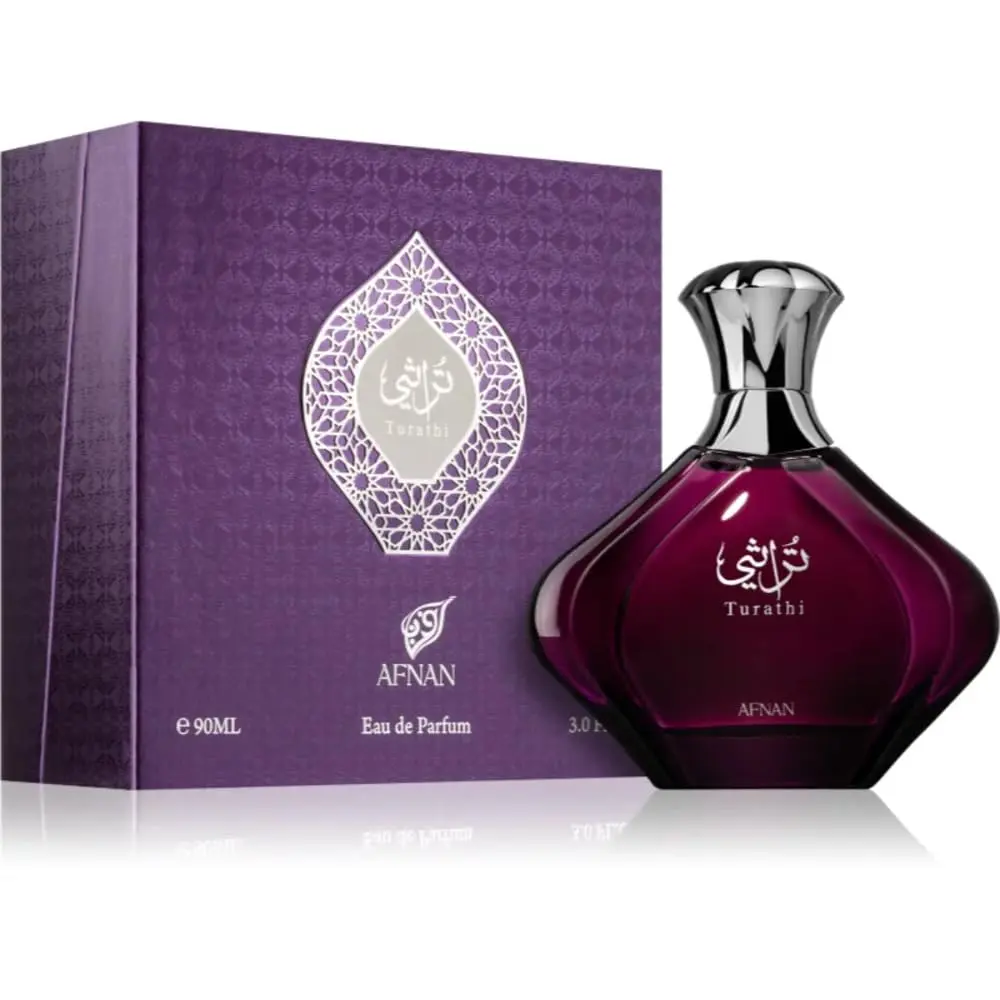 AFNAN Turathi Purple for Women Eau de Parfum Spray, 3.0 Ounce Perfume Fragrance Warm Vanilla AFNAN Turathi Purple for Women Eau de Parfum Spray, 3.0 Ounce Perfume Fragrance Warm Vanilla