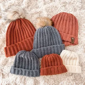 Beanies handmade crochet knit hat