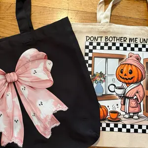 Spookyseason Tote Bag Halloween Theme Bag