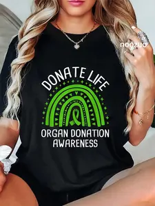 100% Cotton Donate Life Organ Donation Awareness T-Shirt