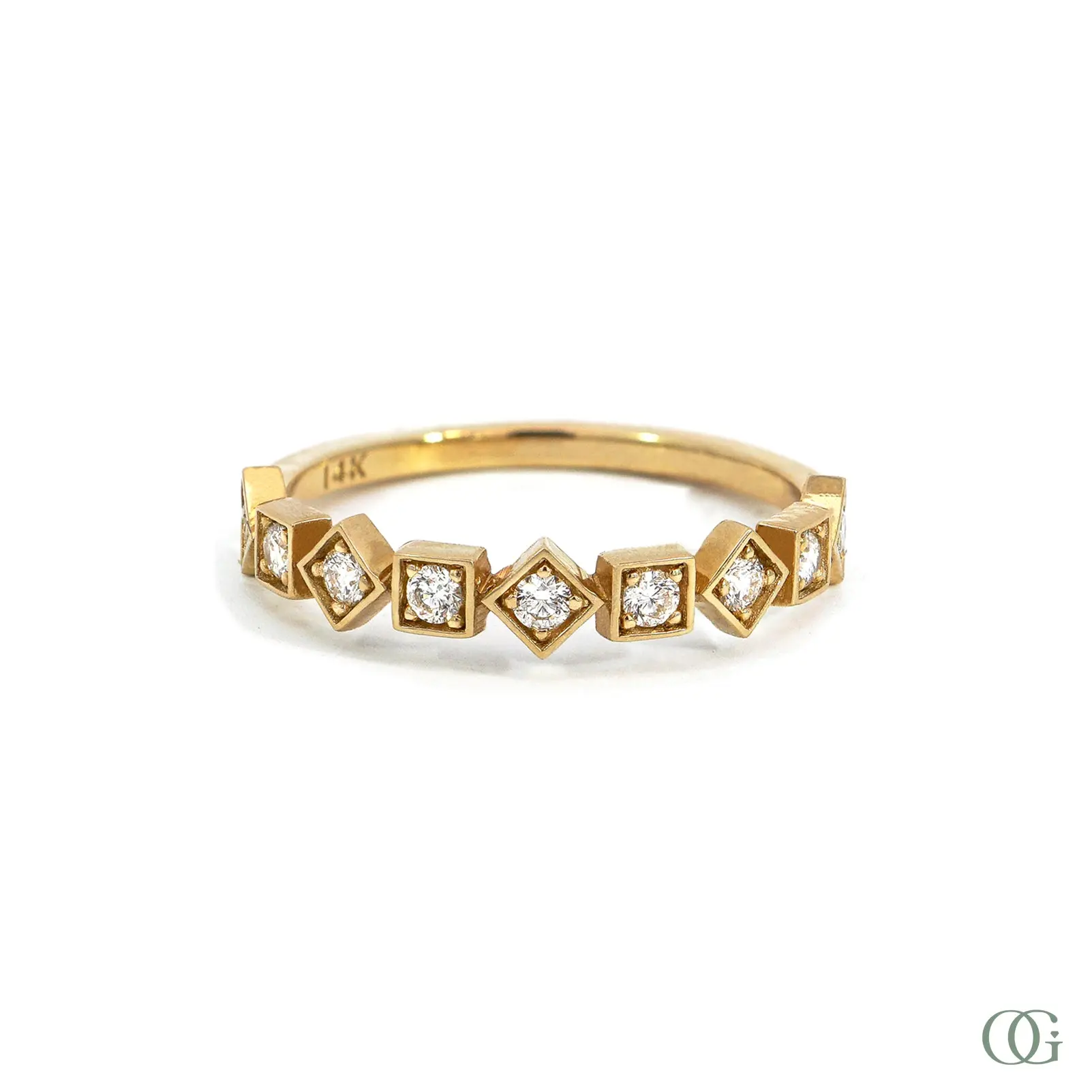Dainty Geometric Diamond Fashion Ring (0.27 CTW)