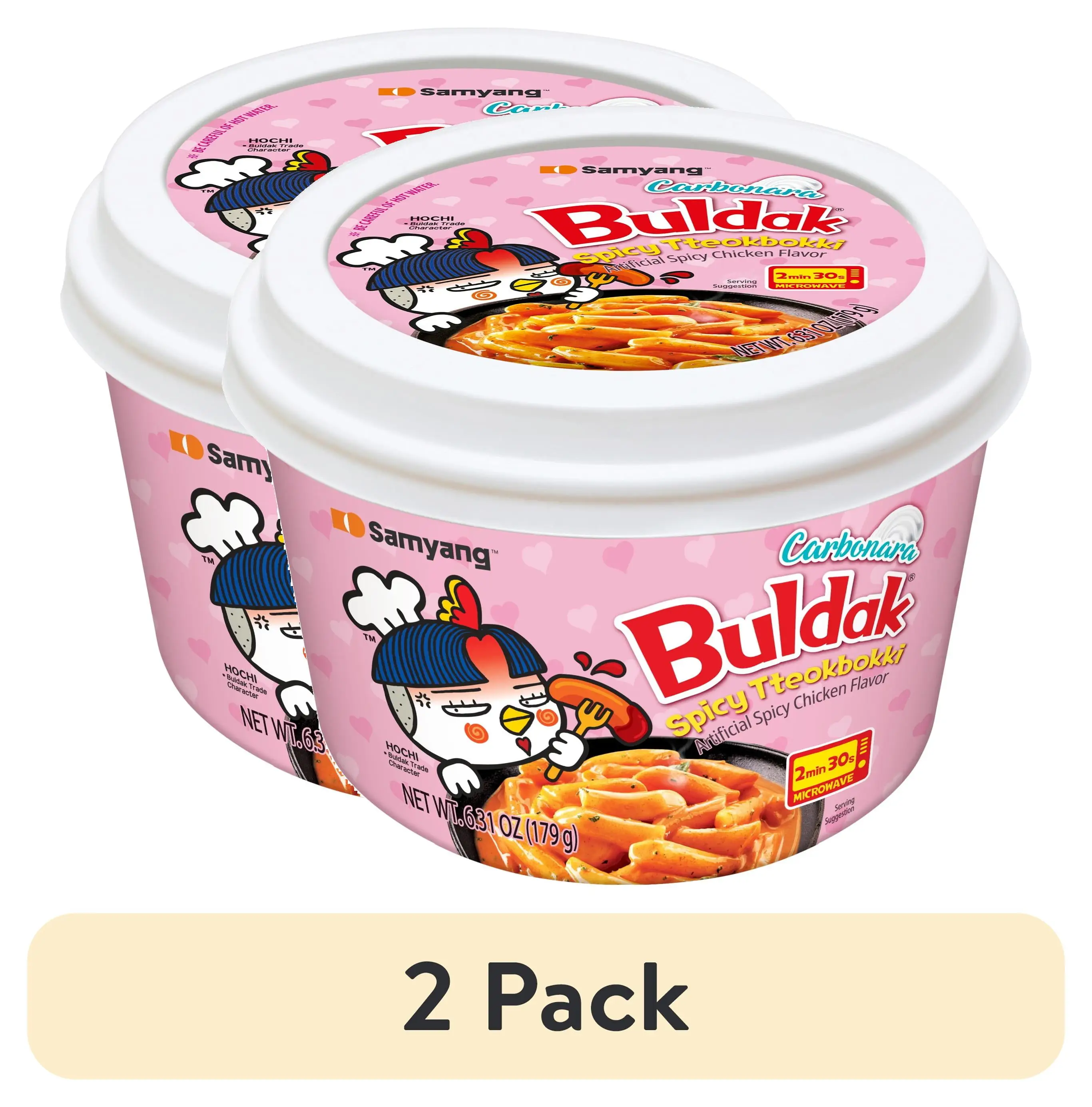 Samyang Topokki Carbo Hot Chicken Bowl - Buldak Tteokbokki (179g)