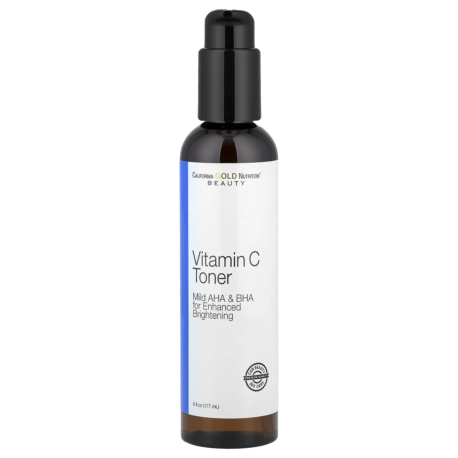 California Gold Nutrition Vitamin C Toner, Enhanced Brightening Toner, 6 fl oz (177 ml)