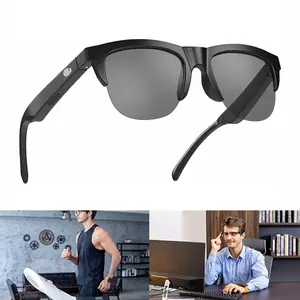 Bluetooth Smart Glasses Open Ear Bluetooth Sunglasses for Men Women Bluetooth Smart Sunslasses Touch Control Music Calling with UV Filtered Lenses