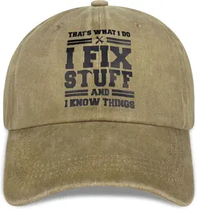 I Fix Stuff Funny Dad Hat Gifts for Men Who Have Everything Baseball Cap Ideas for Birthday Anniversary Valporia