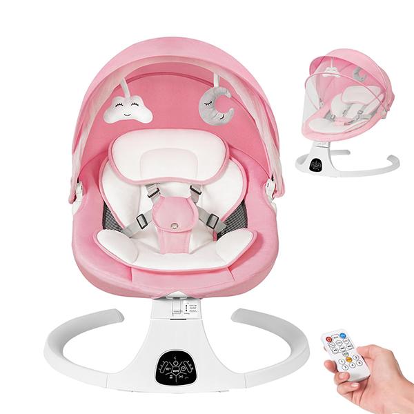 Baby electric rocking chair, electric baby swing, 5 speeds, 10 melodies ...