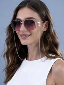 3pcs Fashion Daily Metal Anti-Drop Eyeglass Chain, Durable & Stylish Glasses Strap, Perfect Accessory for Everyday Use