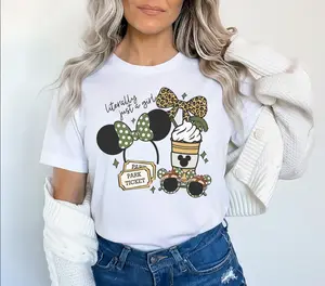 Youth & Adult Cartoon Safari Shirt, Minne Girls Trip T-Shirt, Literally Just A Girl Vacation Hoodie, Animal Kingdom Gift Graphic Tee, Minne Bow Adventure Unisex Sweatshirt