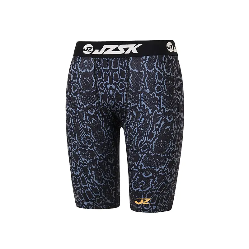 JZ Mamba Snake Skin Compression Boxer Briefs – Men’s Athletic Performance Shorts, 7” Inseam Breathable Stretch Fabric, Built for Basketball & Training