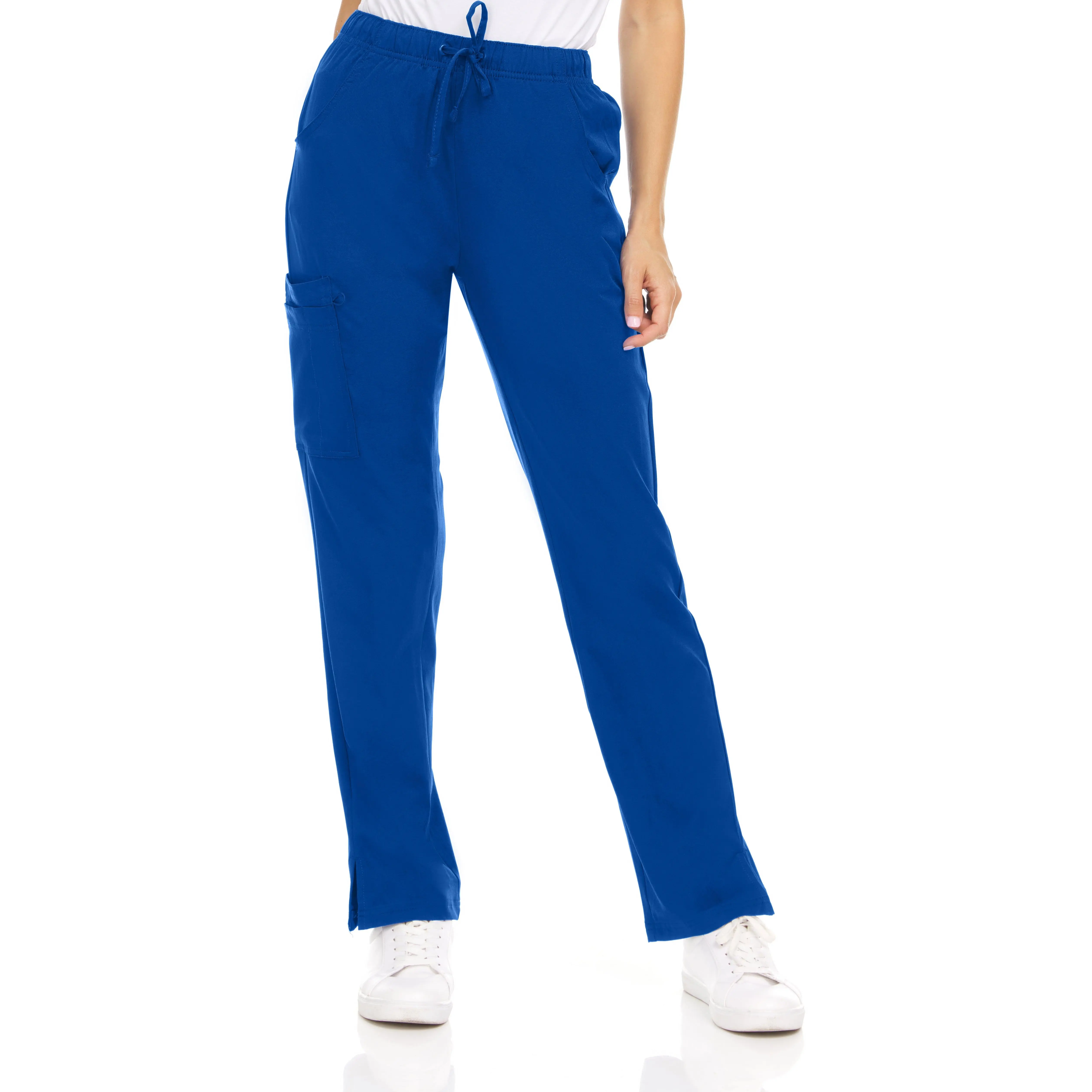 Medichic Joelle Elastic Drawstring Cargo Scrub Pants
