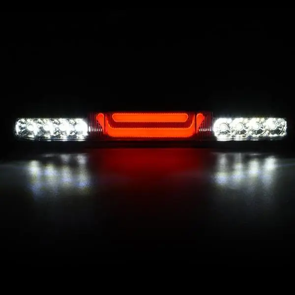 CROSSDESIGN Chrome-Clear LED Bar Third Brake Cargo Light, Low Power Energy Efficient LED Lights, Vehicle Accessories, Truck Accessories for 99-07 Chevy 1500 Silverado/GMC Sierra Trucks