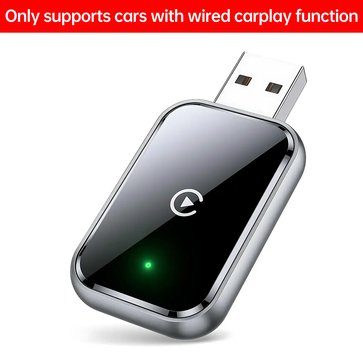 Mini Wireless Apple CarPlay Adapter, for both Apple and Android,converts wired to wireless, suitable for factory wired CarPlay cars wireless apple