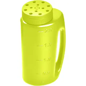 Adjustable Handheld Seed Shaker - Hand Spreader - Capacity Multi-Purpose Spreader for Fertilizer, Grass Seed, Ice Melt & Lawn Care - Green