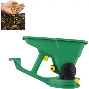 Grass Seed Spreader, Fertilizer Spreader, Handheld Power Spreader, 1.5L Hand Held Seed Spreader, Portable Fertilizer Spreader for Garden Lawn Small Farms