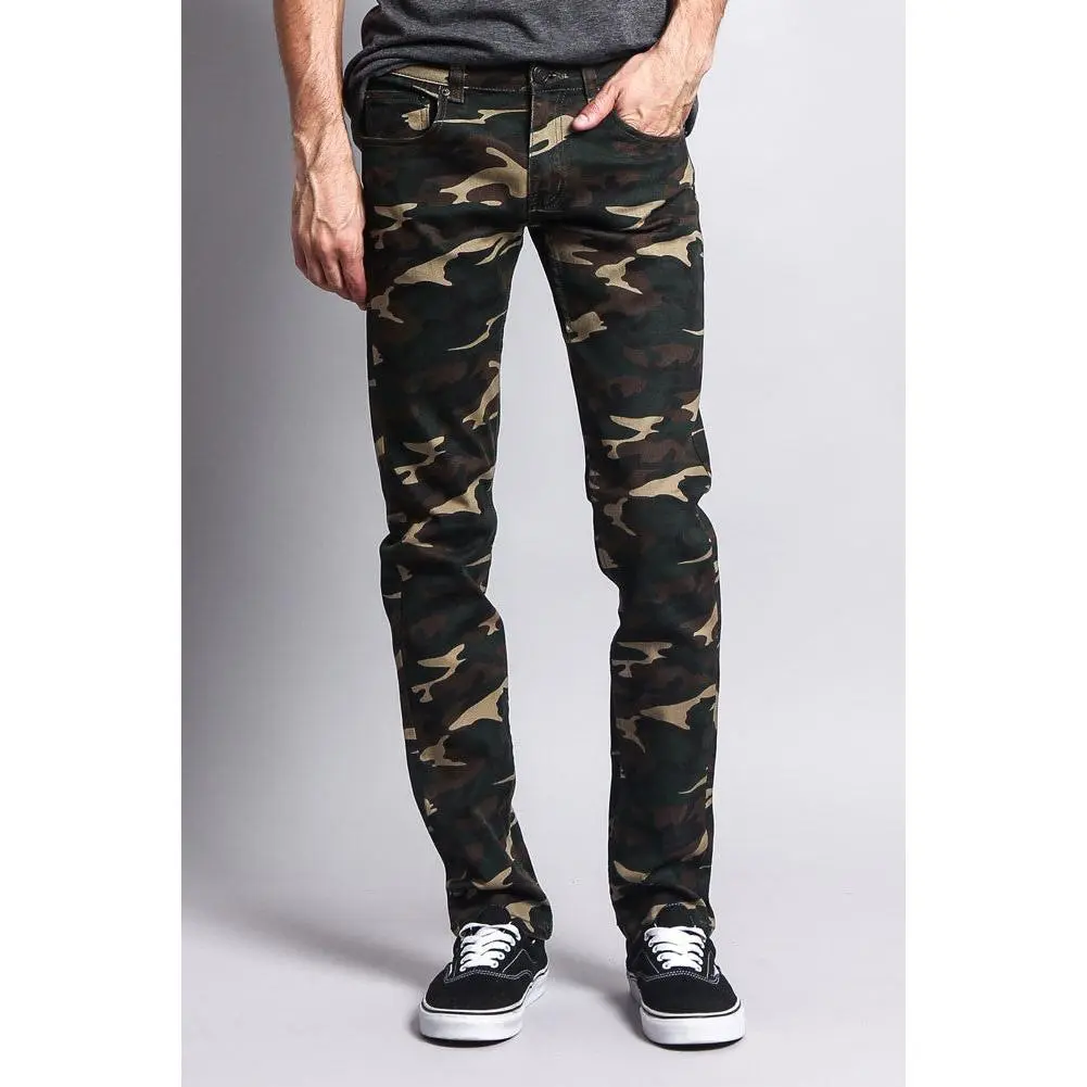 Men's Camo Skinny Jeans