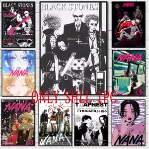 1 pc, “N-NANA” Anime Shōjo Manga Poster – Waterproof Wall Art, High-Quality Print, Movie Poster – Perfect for living rooms, bedrooms, and retro-style room decor – Makes a great gift – 2D flat print, unframed, high-quality print