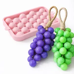 Food-Grade Silicone Grape Soap Mold – Pink, DIY Handmade Grape Special Mold for Aromatherapy Essential Oil Soap, Chocolate, Ice Ball, Professional Three-Dimensional Modeling Mold