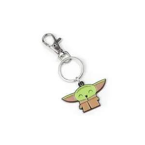 Star Wars: The Mandalorian, The Child "Baby Yoda" Happy Enamel Keychain