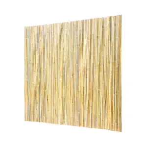 VEVOR Natural Rolled Bamboo Fence, Eco-Friendly Bamboo Privacy Fence 4 ft Hx 8 ft Lx 0.75 in D. Decorative Bamboo Privacy Screen for Garden, Backyard, Balcony, Patio, Pool Side
