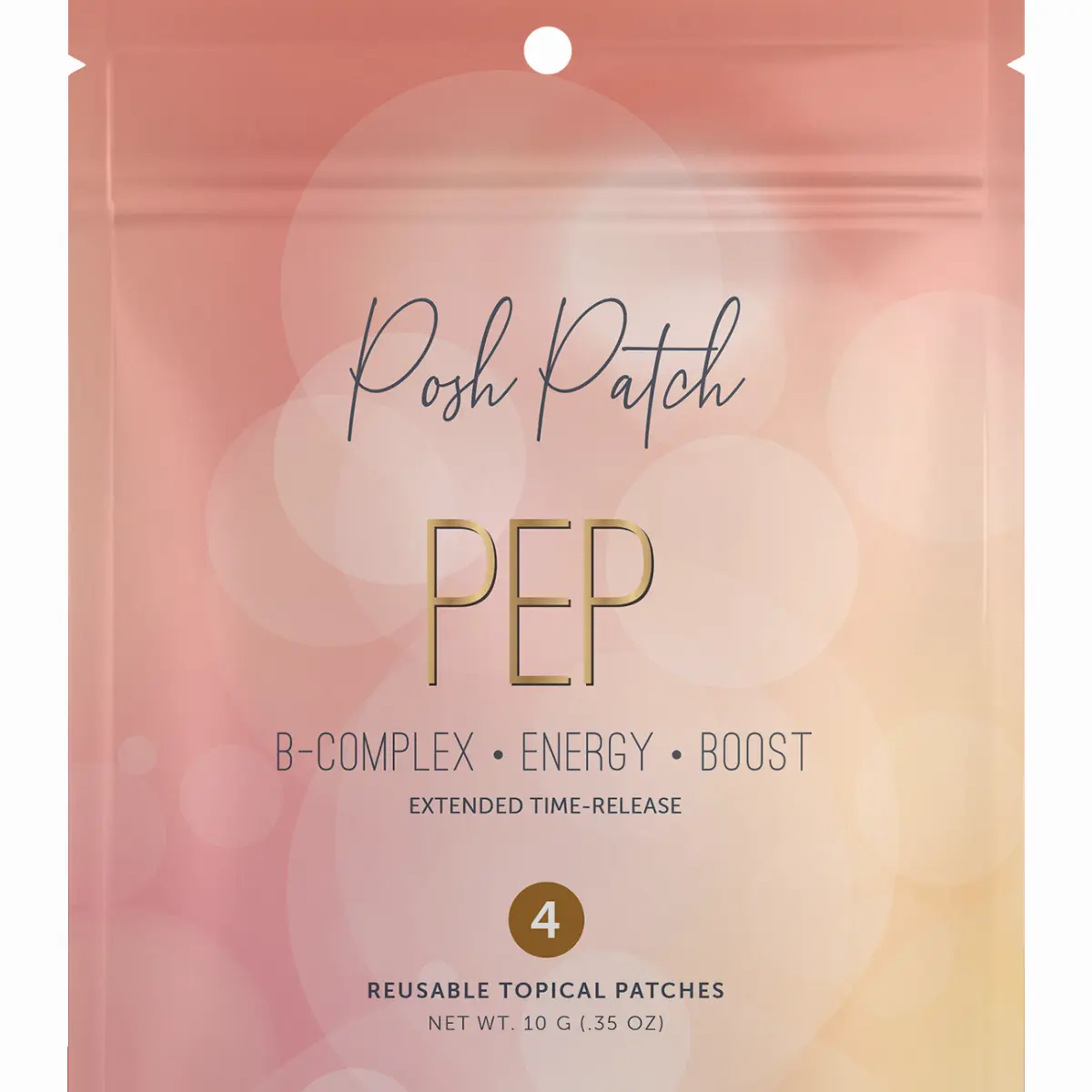 PEP: Topical Vitamin Patch for Caffeine-Free Energy