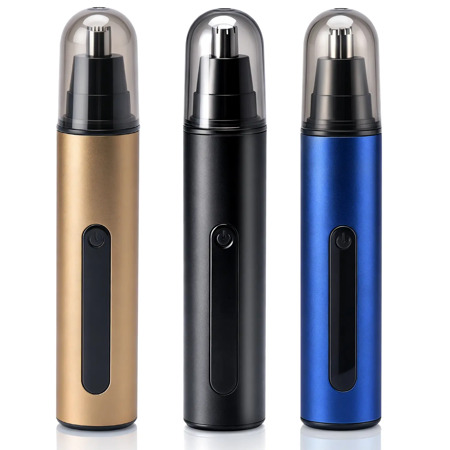 Rechargeable Electric Nose Hair Trimmer for Men, LED Digital Power Display Type-C USB Ear Nose Hair Clipper, Washable Dual-edge Blade Portable Grooming Tool