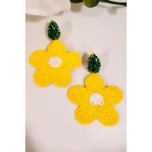 Rita Flower Beaded Earrings