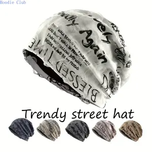 Slouchy Beanie for Men & Women, Lightweight Vintage Knit Hat, Casual Soft & Breathable for Spring & Autumn, Ideal for Daily Casual Outings & Travel