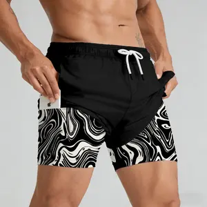 ABSECAI 2026 Men's 2-in-1 Swim Trunks,Compression Liner 6",Quick Dry,Zipper Pockets,TikTok Trend,quick dry swim trunk eeshorts,clothing shorts,streetwear,stylebeach swimming,Shorts for Summer,Summervibes,Outdoor Fun, Swimtrunks,Swim Bottoms,Fathersdaygift