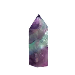 Rainbow Flourite Crystal Tower