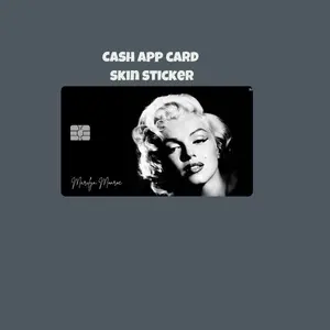 Debit Card Cover Skin Sticker Black And White set of 2