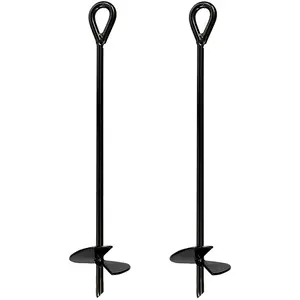 Ground Anchor 40 Inch Heavy Duty, 2 Pack