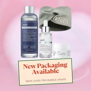 [DearKlairs Official] Most Loved Trio, Sensitive Skin Hydrating Skincare |  Unscented Toner, Vitamin Serum & E Mask | Korean Glass Skin Routine | Gift Radiant, Revitalizing, 24-Hour Moisture Flawless Giftsets Cosmetics Ultimate Glow Kit