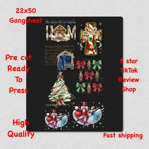 Christmas shirt dtf direct to film nutcracker designs