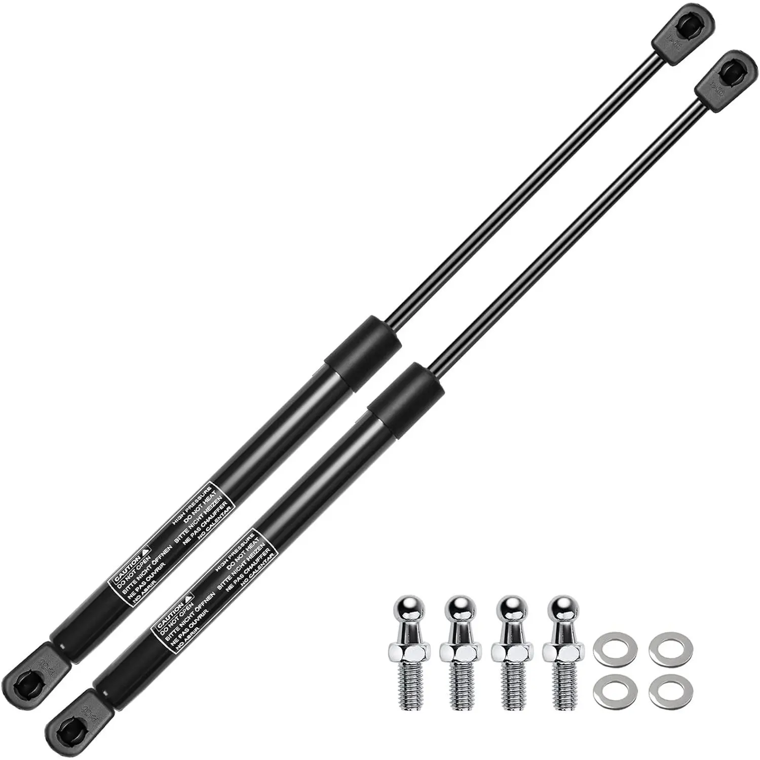 A-Premium 20 inch Gas Struts 90Lbs/400N Lift Supports 20.08" Spring | for Leer Camper Shell Truck Topper Canopy Door Window RV Storage Bed Tonneau Cover Toolbox Snugtop Cabinets Floor, Set of 2